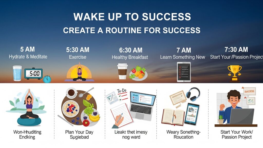 WAKE UP TO SUCCESS